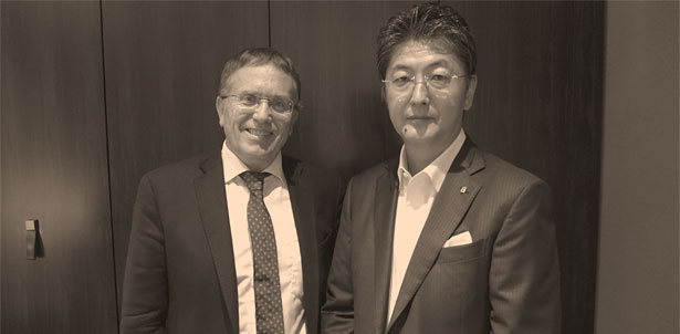 アワーグラス銀座店にてKurt Kupper氏（Reuge SA Chief Executive Officer）と